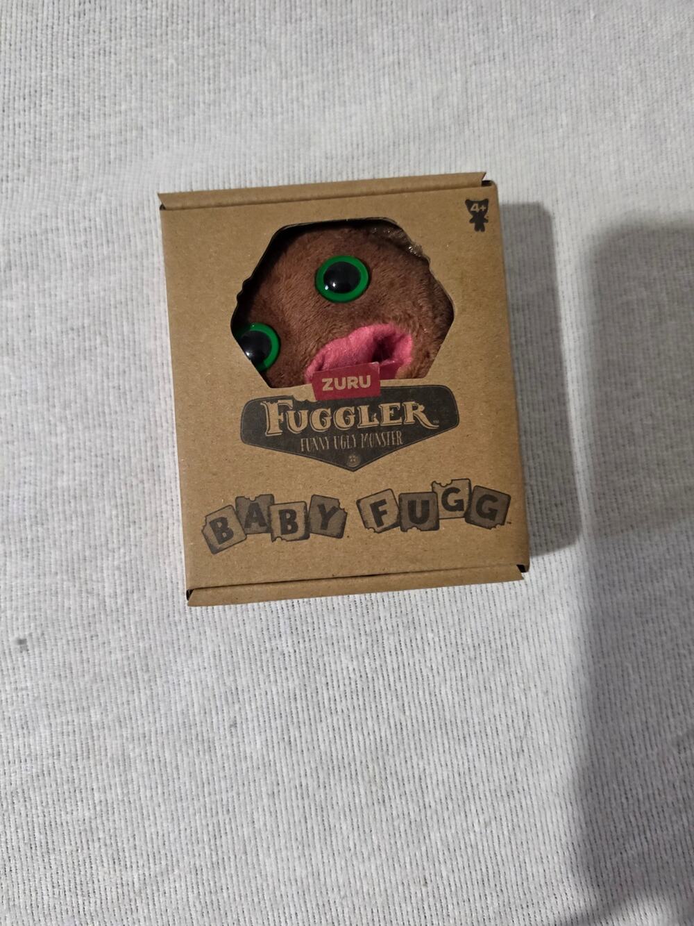 Zuru Fuggler Baby Fugg Hedge Grog Brown Mini Plush New